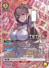 Viper (015) (R*) - UE14BT: GODDESS OF VICTORY: NIKKE - Union Arena card