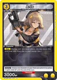Anis (017) - UE14BT: GODDESS OF VICTORY: NIKKE - Union Arena card