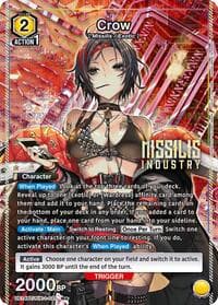 Crow (021) (R*) - UE14BT: GODDESS OF VICTORY: NIKKE - Union Arena card
