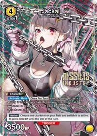 Jackal (023) (R*) - UE14BT: GODDESS OF VICTORY: NIKKE - Union Arena card