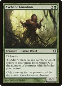 Axebane Guardian - Return to Ravnica - Magic: The Gathering card