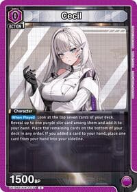 Cecil - UE14BT: GODDESS OF VICTORY: NIKKE - Union Arena card