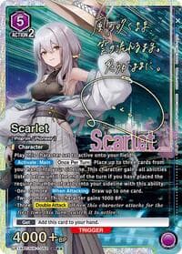 Scarlet (052) (SR**) - UE14BT: GODDESS OF VICTORY: NIKKE - Union Arena card