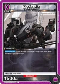 Modernia (059) - UE14BT: GODDESS OF VICTORY: NIKKE - Union Arena card
