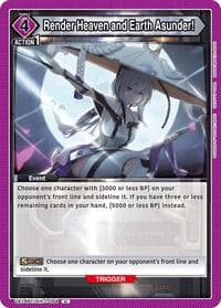 Render Heaven and Earth Asunder! - UE14BT: GODDESS OF VICTORY: NIKKE - Union Arena card
