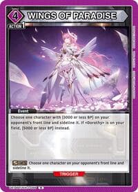 WINGS OF PARADISE - UE14BT: GODDESS OF VICTORY: NIKKE - Union Arena card
