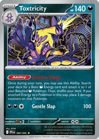 Toxtricity - Deck Exclusives - Pokemon card