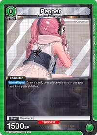 Pepper - UE14BT: GODDESS OF VICTORY: NIKKE - Union Arena card