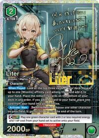 Liter (SR**) - UE14BT: GODDESS OF VICTORY: NIKKE - Union Arena card