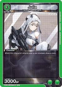 Julia - UE14BT: GODDESS OF VICTORY: NIKKE - Union Arena card