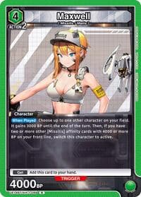 Maxwell (089) - UE14BT: GODDESS OF VICTORY: NIKKE - Union Arena card
