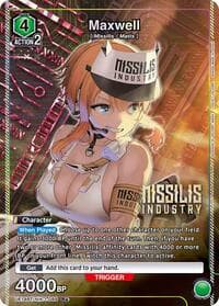 Maxwell (089) (R*) - UE14BT: GODDESS OF VICTORY: NIKKE - Union Arena card