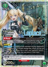 Laplace (092) (SR**) - UE14BT: GODDESS OF VICTORY: NIKKE - Union Arena card