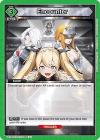 Encounter (098) - UE14BT: GODDESS OF VICTORY: NIKKE - Union Arena card