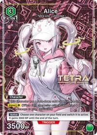 Alice (112) (R*) - UE14BT: GODDESS OF VICTORY: NIKKE - Union Arena card