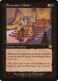 Pretender's Claim - Mercadian Masques - Magic: The Gathering card