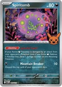 Spiritomb (Trick or Trade Stamped) - League & Championship Cards - Pokemon card
