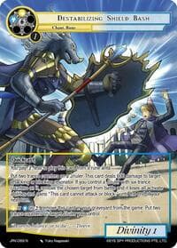 Destabilizing Shield Bash - Journey to Ravidra - Force of Will card