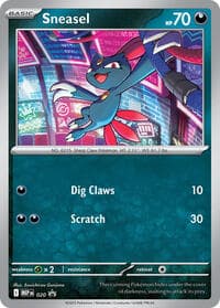 Sneasel (Cosmos Holo) - ME: Mega Evolution Promo - Pokemon card