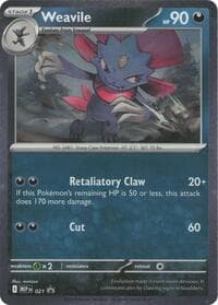 Weavile (Cosmos Holo) - ME: Mega Evolution Promo - Pokemon card