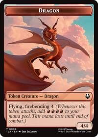 Dragon // Food (0019) Double-Sided Token - Avatar: The Last Airbender - Magic: The Gathering card