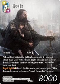 Regis (Full Art) - Journey of Discovery - Final Fantasy TCG card