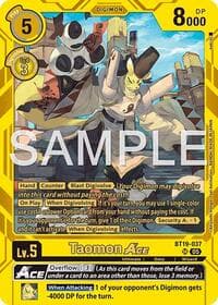 Taomon ACE (Alternate Art) - Starter Deck 22: Amethyst Mandala Advanced Deck Set - Digimon Card Game card