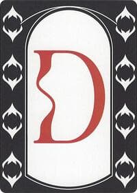 Letter Card - D - Secret Lair Countdown Kit - Magic: The Gathering card