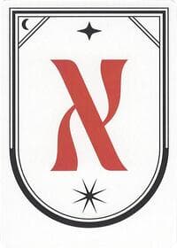 Letter Card - X - Secret Lair Countdown Kit - Magic: The Gathering card