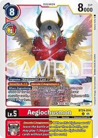 Aegiochusmon - Time Stranger - Digimon Card Game card