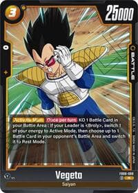 Vegeta - FB08-089 - Saiyan's Pride - Dragon Ball Super: Fusion World card
