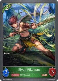 Elven Pikeman - BP12: Worldreaver’s Descent - Shadowverse: Evolve card
