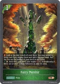 Fairy Menhir - BP12: Worldreaver’s Descent - Shadowverse: Evolve card