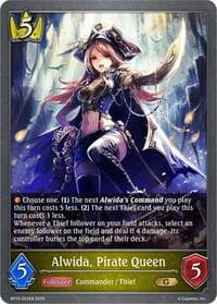Alwida, Pirate Queen - BP12: Worldreaver’s Descent - Shadowverse: Evolve card