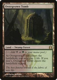 Overgrown Tomb - Return to Ravnica - Magic: The Gathering card