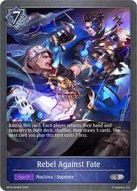 Rebel Against Fate - BP12: Worldreaver’s Descent - Shadowverse: Evolve card