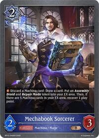 Mechabook Sorcerer - BP12: Worldreaver’s Descent - Shadowverse: Evolve card