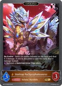 Steelcap Pachycephalosaurus (Evolved) - BP12: Worldreaver’s Descent - Shadowverse: Evolve card