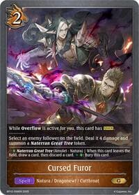 Cursed Furor - BP12: Worldreaver’s Descent - Shadowverse: Evolve card