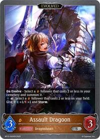 Assault Dragoon (Evolved) - BP12: Worldreaver’s Descent - Shadowverse: Evolve card