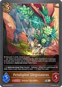Petalspine Stegosaurus - BP12: Worldreaver’s Descent - Shadowverse: Evolve card