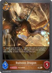 Ruinous Dragon - BP12: Worldreaver’s Descent - Shadowverse: Evolve card