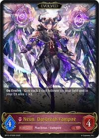 Neun, Daybreak Vampire (Evolved) - BP12: Worldreaver’s Descent - Shadowverse: Evolve card