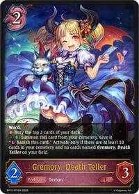 Gremory, Death Teller - BP12: Worldreaver’s Descent - Shadowverse: Evolve card