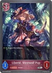 Liberte, Werewolf Pup - BP12: Worldreaver’s Descent - Shadowverse: Evolve card