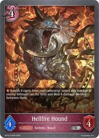 Hellfire Hound - BP12: Worldreaver’s Descent - Shadowverse: Evolve card