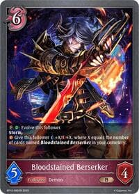 Bloodstained Berserker - BP12: Worldreaver’s Descent - Shadowverse: Evolve card