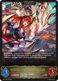 Rola, Inferno Dragoon (Evolved) - BP12: Worldreaver’s Descent - Shadowverse: Evolve card