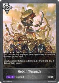Goblin Warpack - BP12: Worldreaver’s Descent - Shadowverse: Evolve card