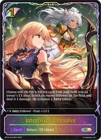 Intertwined Resolve (SL) - BP12: Worldreaver’s Descent - Shadowverse: Evolve card